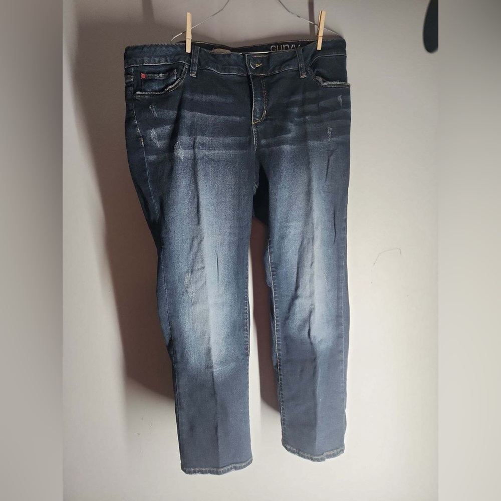 Slink Jeans. Size 18 Curvy. Light Distressing Bootcut